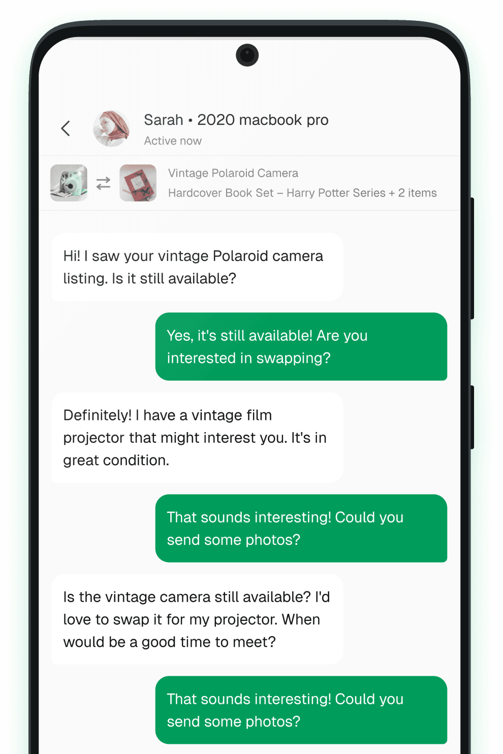 Safe Conversations, Smarter Swaps